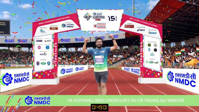 Finish line photos
